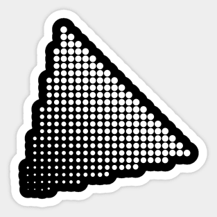 Raster Triangle Sticker